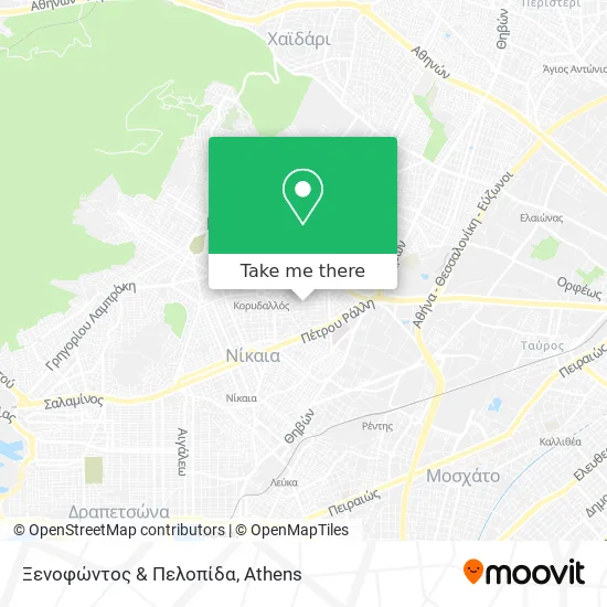 Ξενοφώντος & Πελοπίδα map