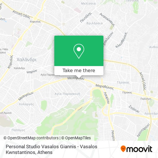 Personal Studio Vasalos Giannis - Vasalos Kwnstantinos map
