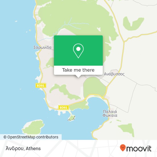 Άνδρου map