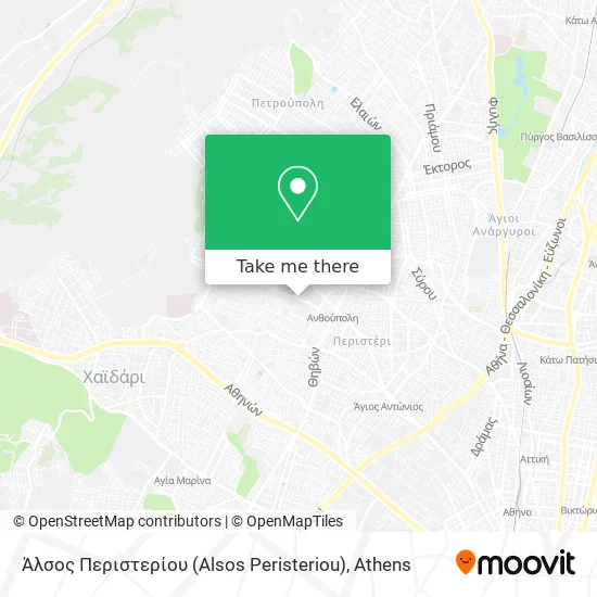 Άλσος Περιστερίου (Alsos Peristeriou) map