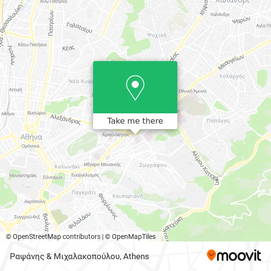 Ραψάνης & Μιχαλακοπούλου map
