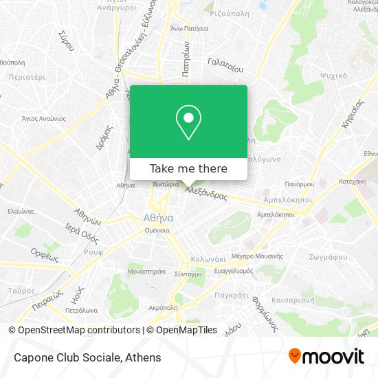 Capone Club Sociale map