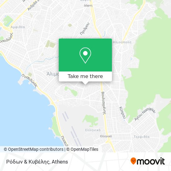 Ρόδων & Κυβέλης map