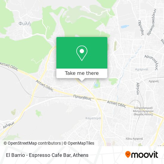 El Barrio - Espresso Cafe Bar map