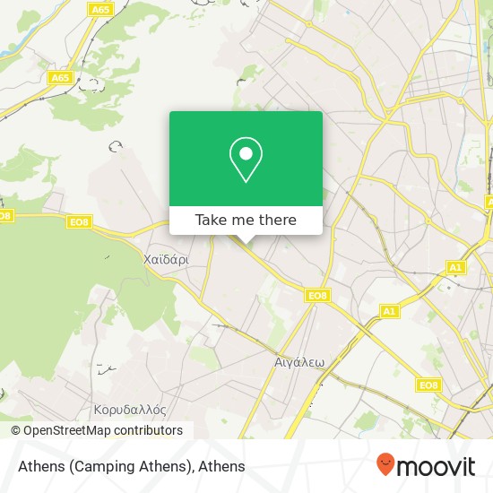 Athens (Camping Athens) map
