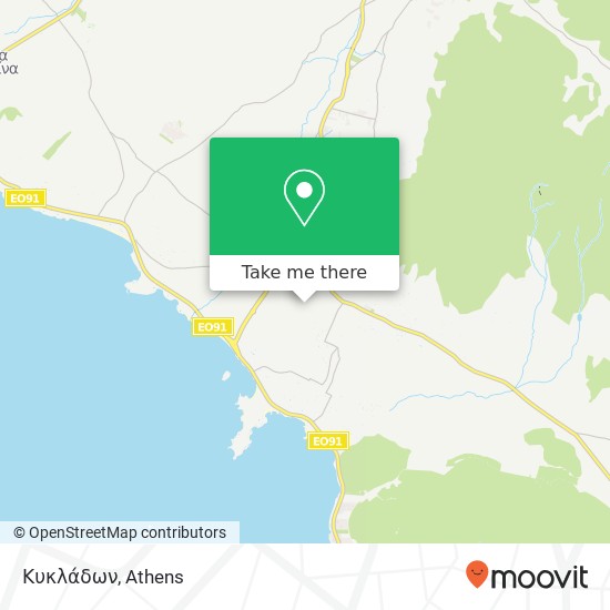 Κυκλάδων map