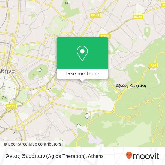 Άγιος Θεράπων (Agios Therapon) map