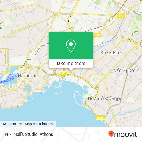 Niki Nail's Studio map