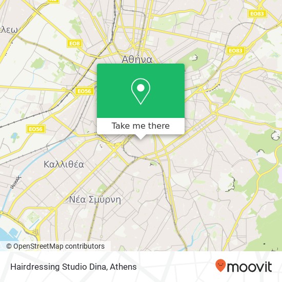 Hairdressing Studio Dina map