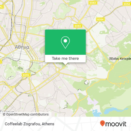 Coffeelab Zografou map