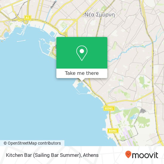 Kitchen Bar (Sailing Bar Summer) map