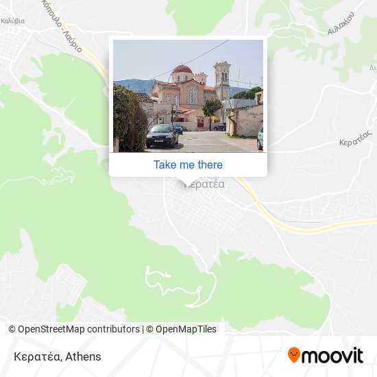 Κερατέα map