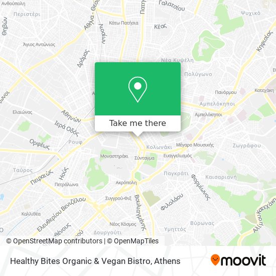 Healthy Bites Organic & Vegan Bistro map