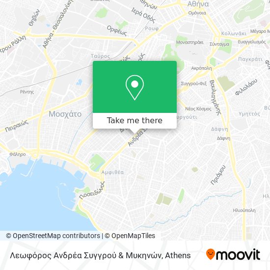 Λεωφόρος Ανδρέα Συγγρού & Μυκηνών map