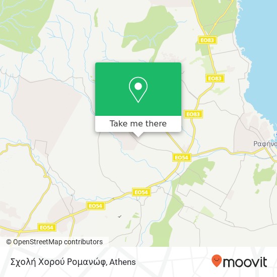 Σχολή Χορού Ρομανώφ map