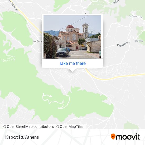 Κερατέα map