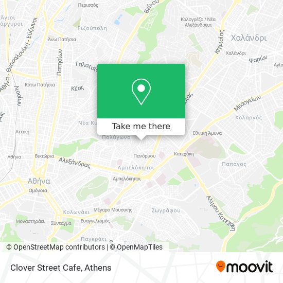 Clover Street Cafe map