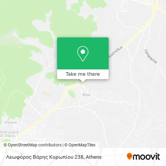 Λεωφόρος Βάρης Κορωπίου 238 map