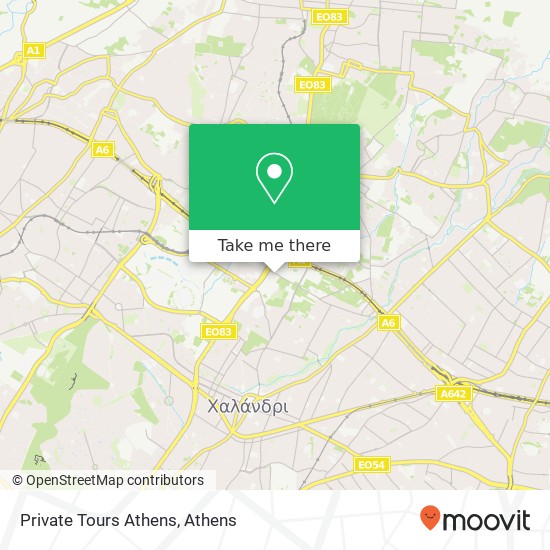 Private Tours Athens map