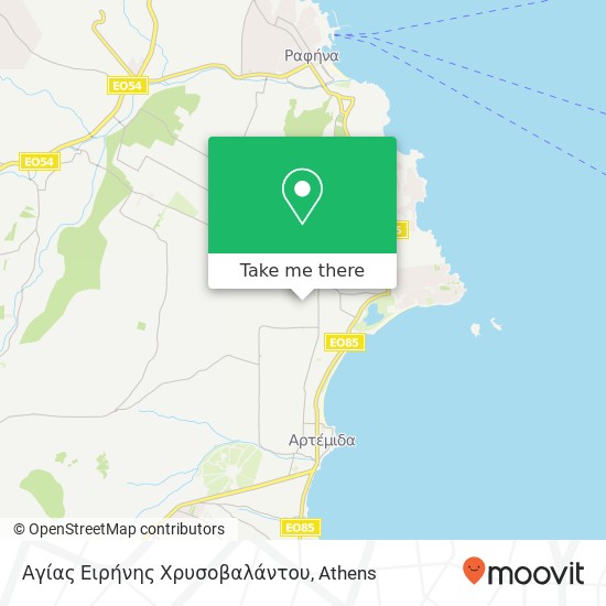 Αγίας Ειρήνης Χρυσοβαλάντου map