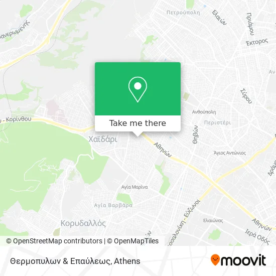 Θερμοπυλων & Επαύλεως map