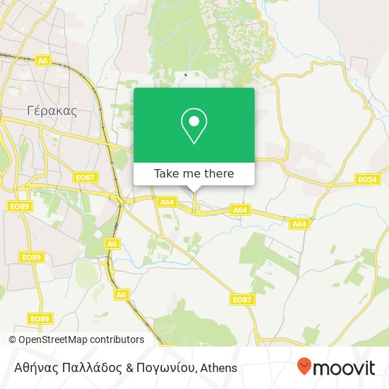 Αθήνας Παλλάδος & Πογωνίου map