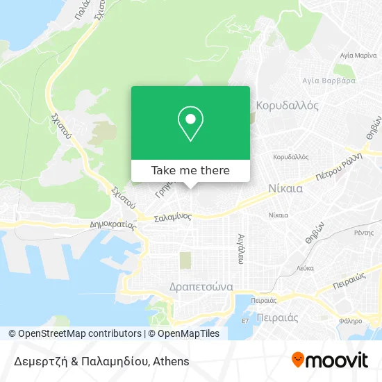 Δεμερτζή & Παλαμηδίου map