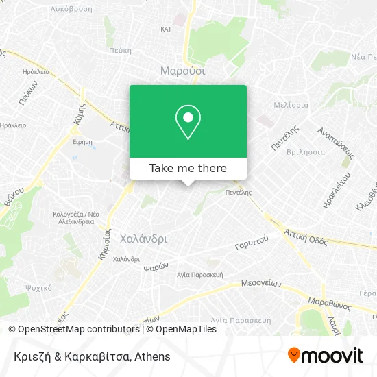Κριεζή & Καρκαβίτσα map
