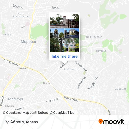 Βριλήσσια map