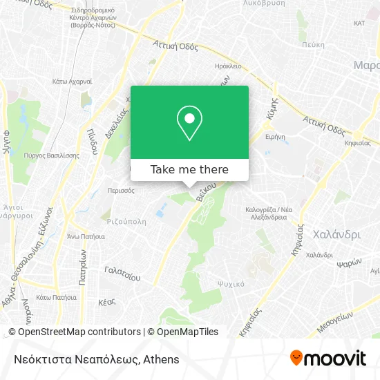 Νεόκτιστα Νεαπόλεως map