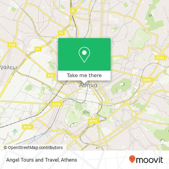 Angel Tours and Travel map