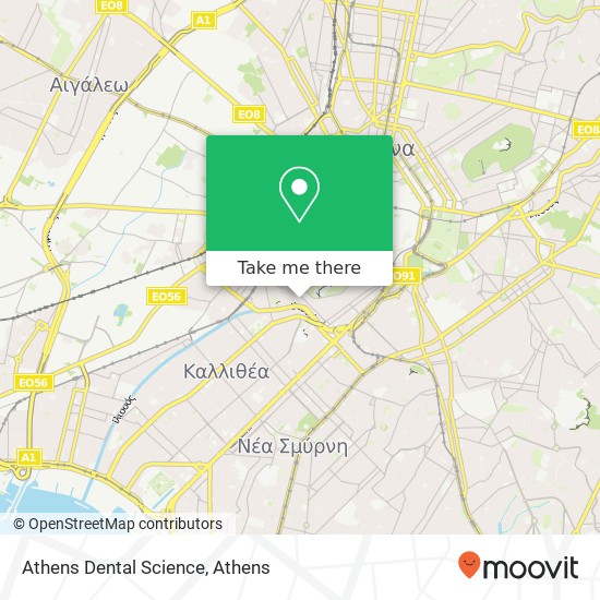 Athens Dental Science map