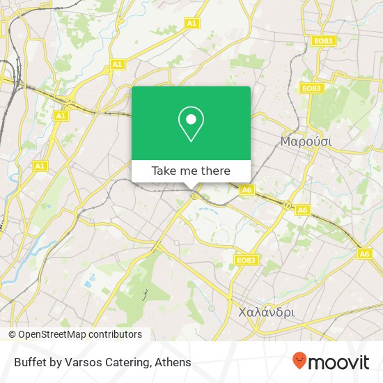 Buffet by Varsos Catering map