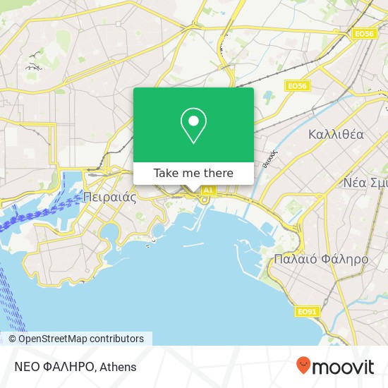ΝΕΟ ΦΑΛΗΡΟ map