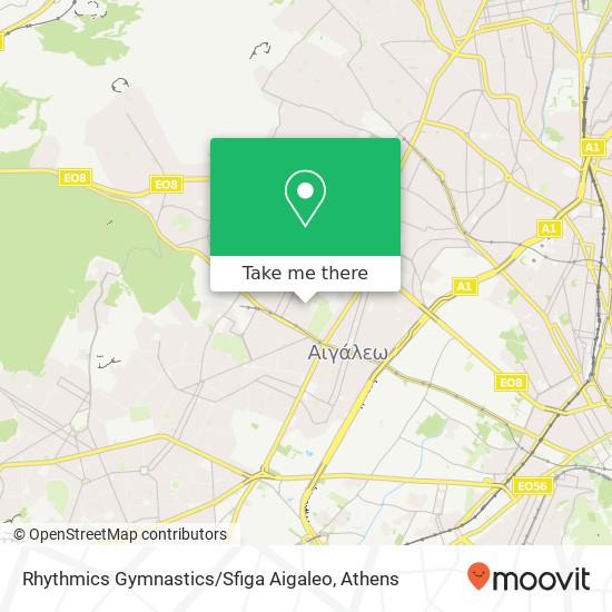 Rhythmics Gymnastics / Sfiga Aigaleo map