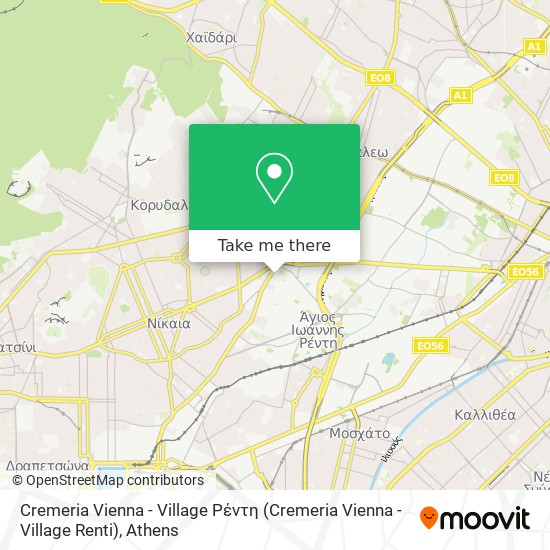 Cremeria Vienna - Village Ρέντη map