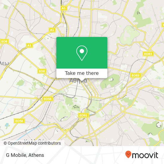 G Mobile map