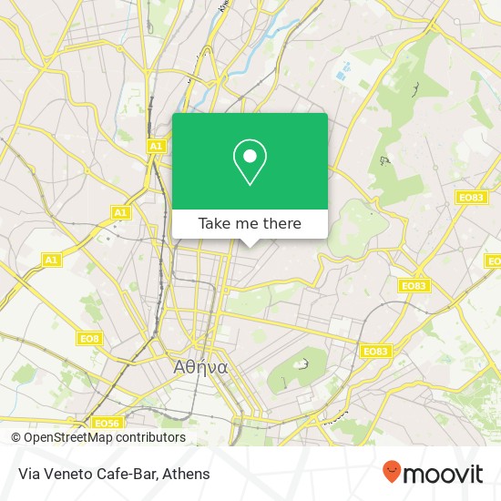 Via Veneto Cafe-Bar map