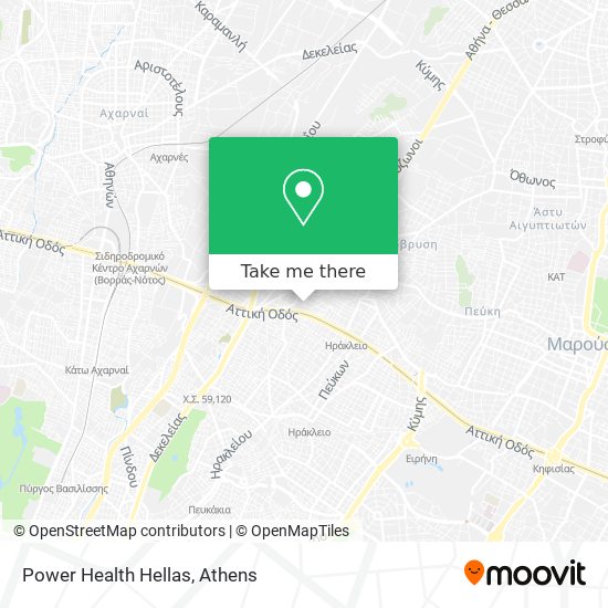 Power Health Hellas map