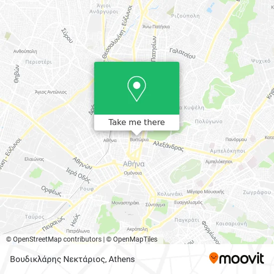 Βουδικλάρης Νεκτάριος map