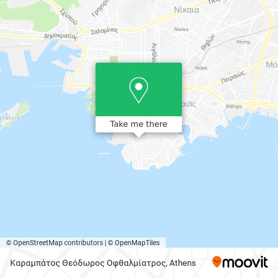 Καραμπάτος Θεόδωρος Οφθαλμίατρος map