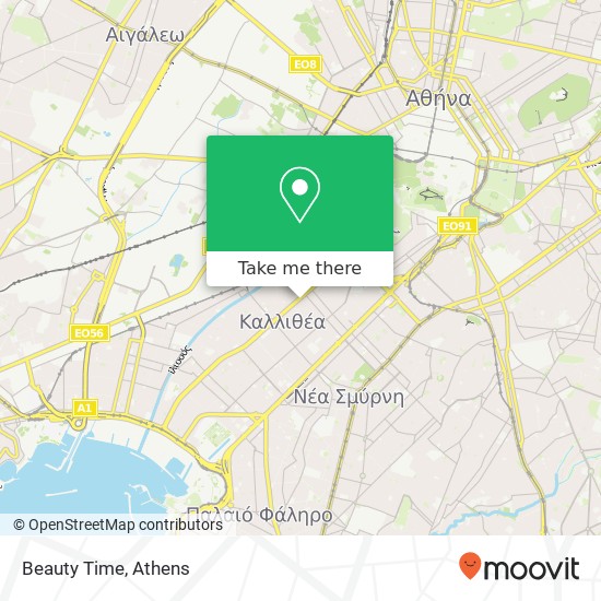 Beauty Time map