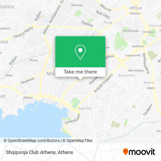 Shqiponja Club Athens map