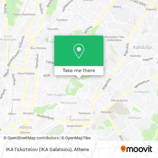 ΙΚΑ Γαλατσίου (IKA Galatsiou) map