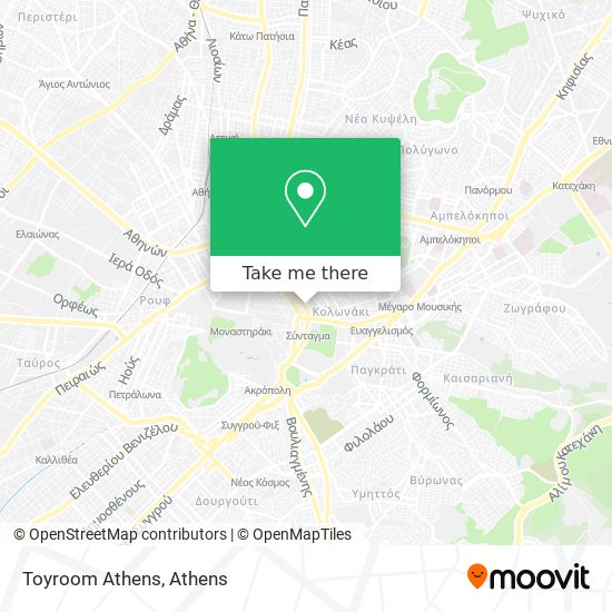 Toyroom Athens map