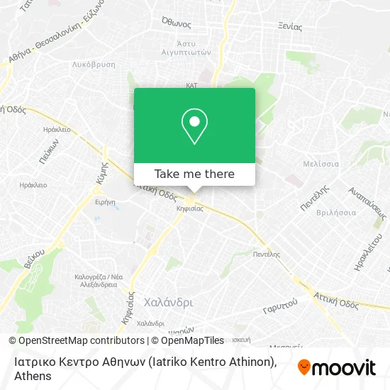 Ιατρικο Κεντρο Αθηνων (Iatriko Kentro Athinon) map