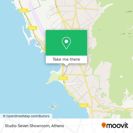 Studio Seven Showroom map