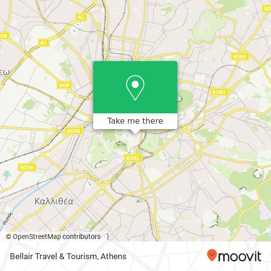 Bellair Travel & Tourism map