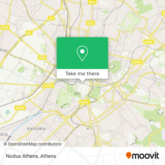 Nodus Athens map