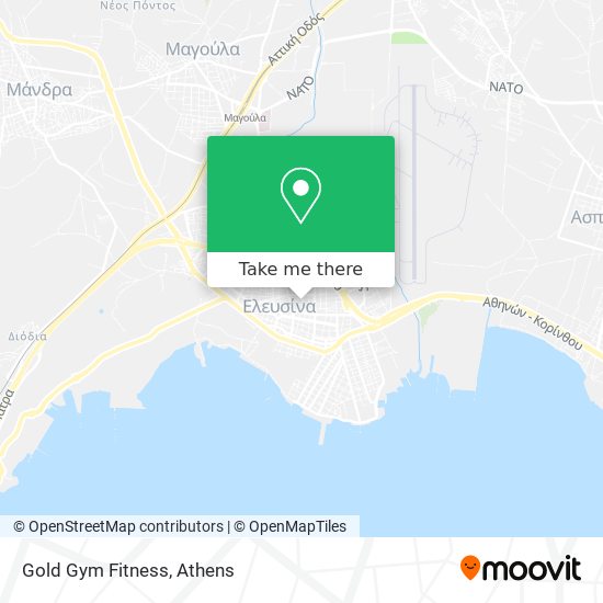 Gold Gym Fitness map